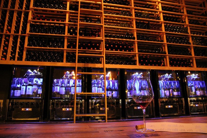 The bar at Flight Rochester