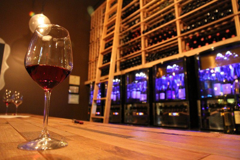 The bar at Flight Rochester